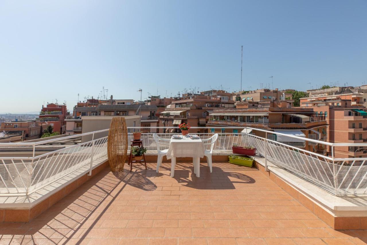 Ferienwohnung Iflat Shiny Penthouse In Balduina Rom Exterior foto